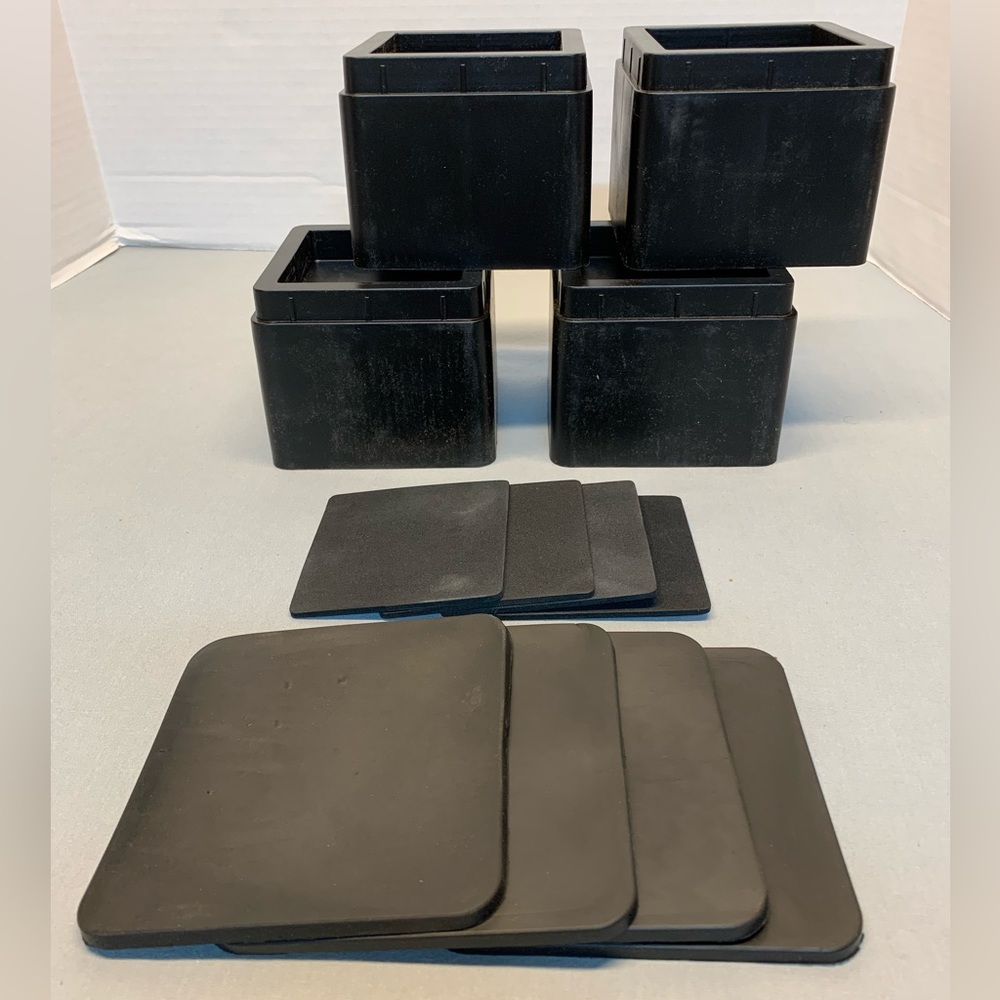 Furniture Risers set of 4, solid plastic